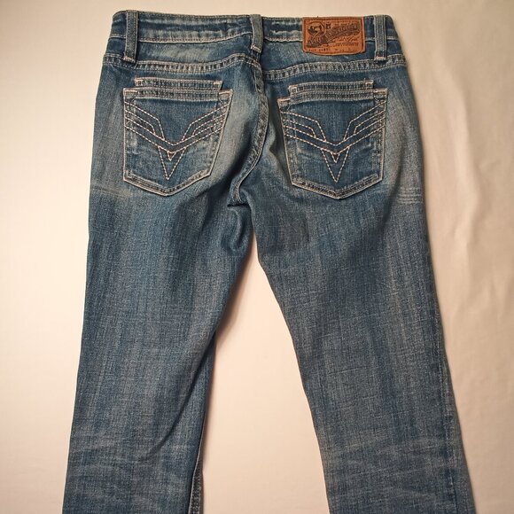 Vigoss Studio Jeans Size 27/4 The Dublin Skinny Low Rise Medium Wash - Picture 3 of 11